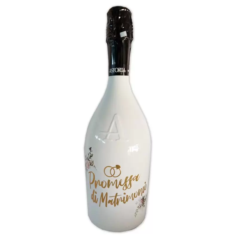 Bottiglia prosecco Astoria brut 0.75 LT white promessa di matrimonio