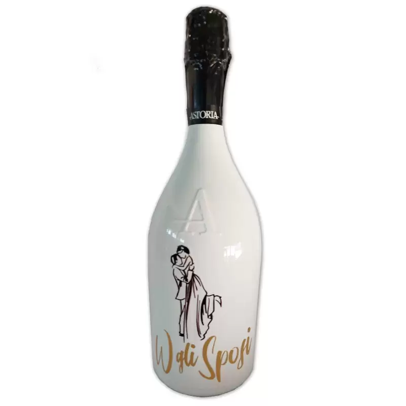 Bottiglia prosecco Astoria brut 0.75 LT white viva gli sposi