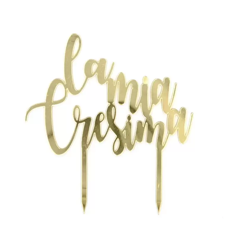 Cake Toppers la mia cresima oro 15 x 20 cm  ple042