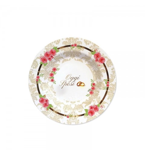 Piatti dessert Oggi Sposi Romantic 20 cm 62201