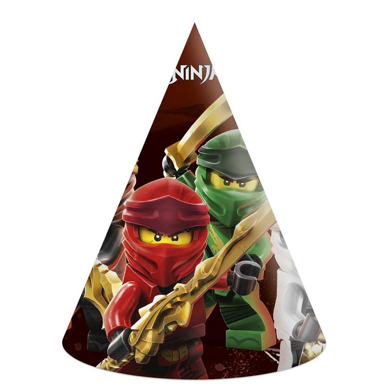 Cappellini lego ninjago  per feste 92245  6pz