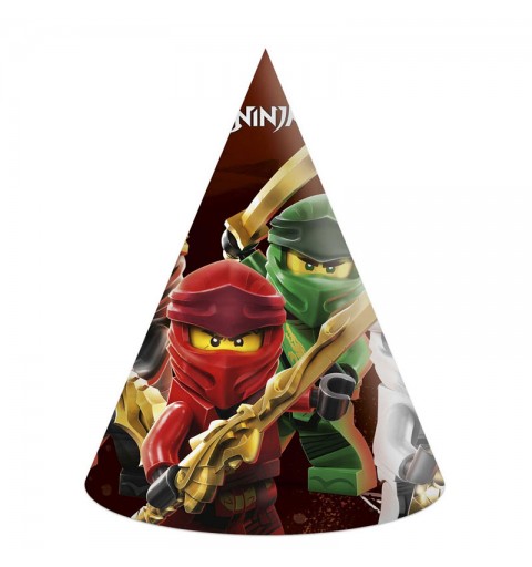 Cappellini lego ninjago  per feste 92245  6pz