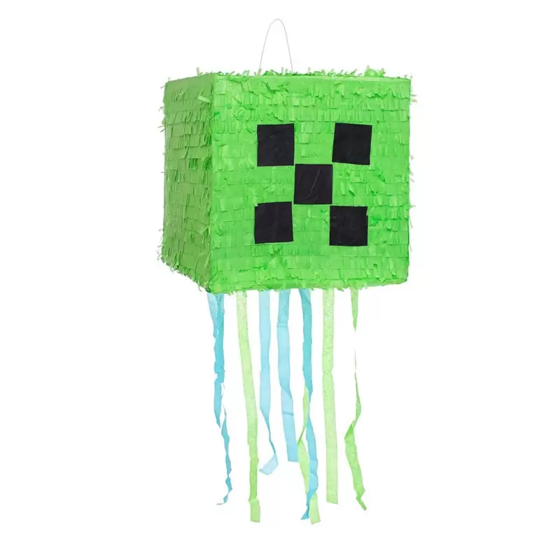 Pignatta pixel verde 28x28x28cm  WM-PZPX