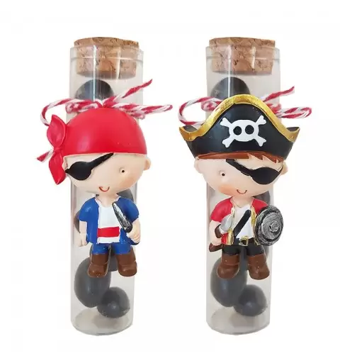 BOMBONIERE PIRATI CON PROVETTE - 12 PZ