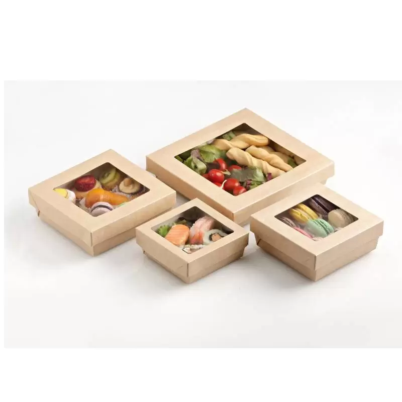 Box da Fritti con finestra H0717  cm. 14x14x h.5 25 pz.