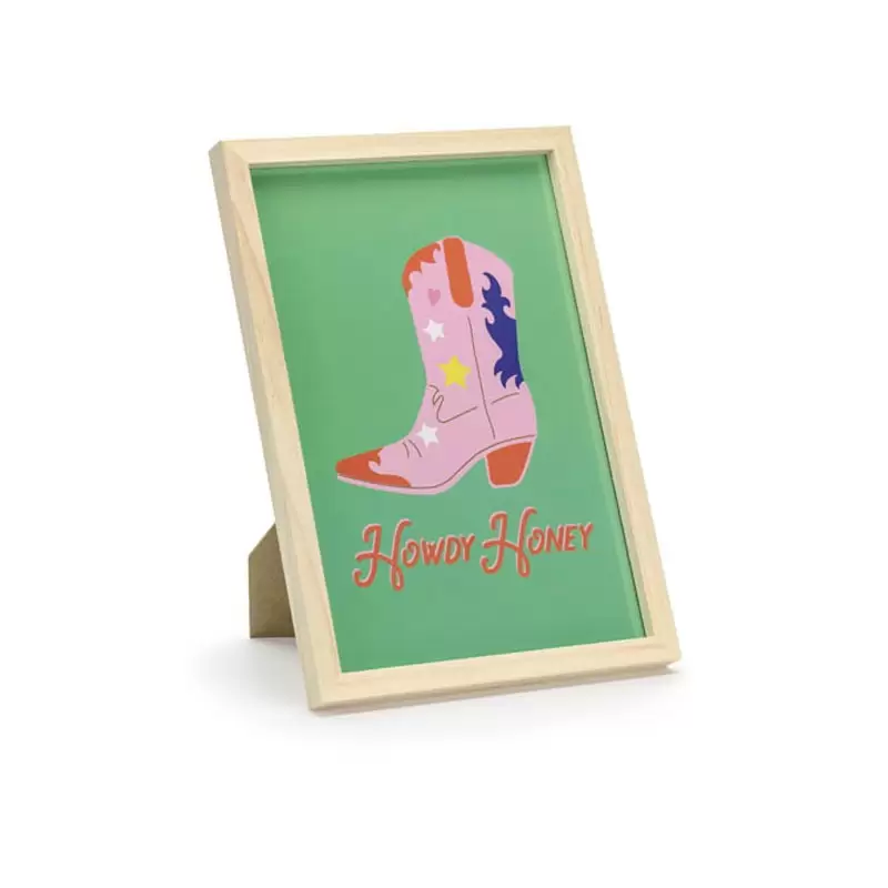Cornice per foto con poster in legno naturale 20x30cm RAM2-100