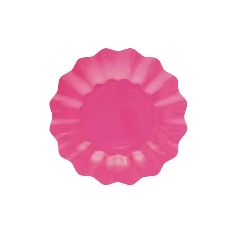 8 piatti cm 21 Fucsia 63653