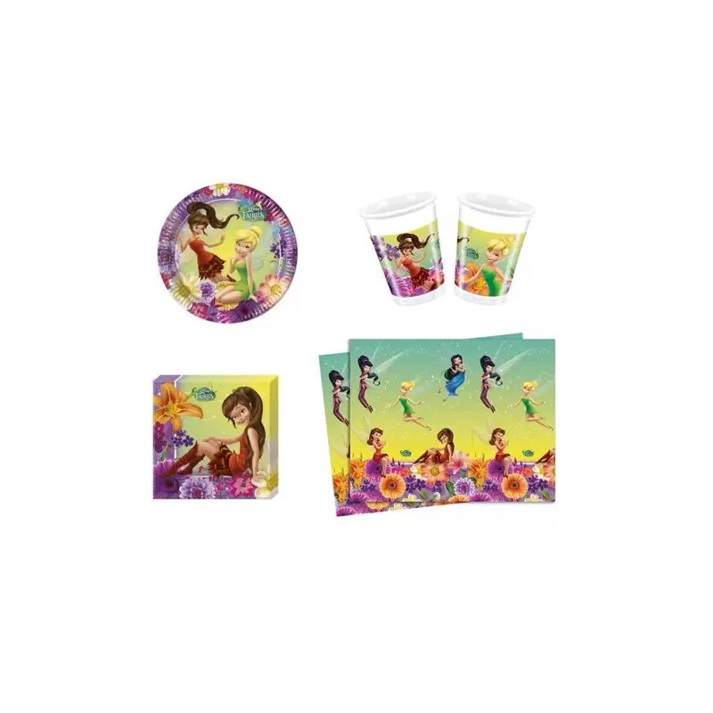 TOVAGLIA PER FESTA COMPLEANNO BAMBINA FAIRIES MAGIC 