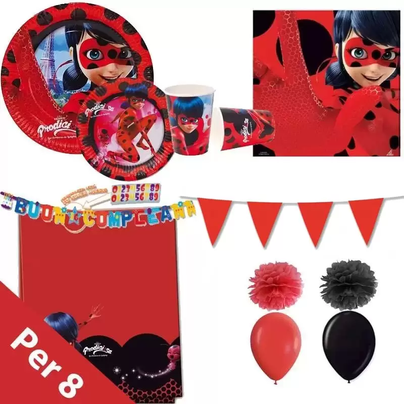 KIT N.66 LADYBUG – COORDINATO TAVOLA PRODIGIOSA