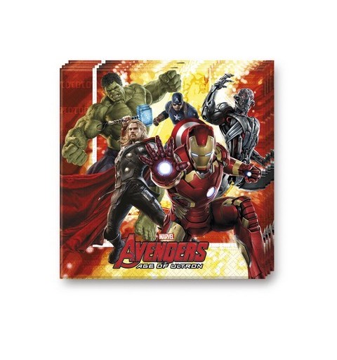 KIT 136 PZ COMPLEANNO BAMBINO AVENGERS 2