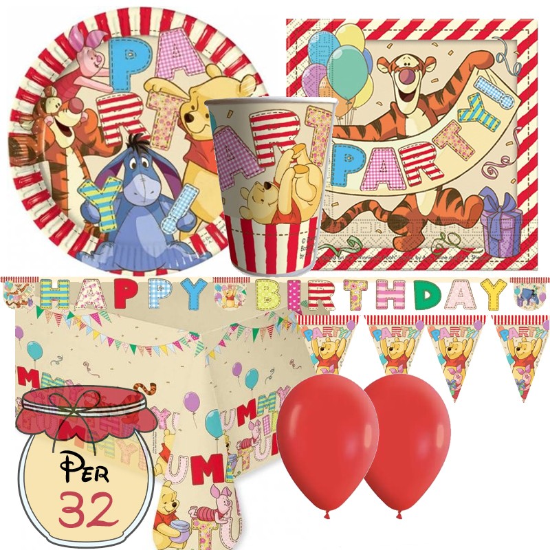 Idee Festa Compleanno Winnie The Pooh - Come Fare, Organizzare,  Allestimento, Decorazioni