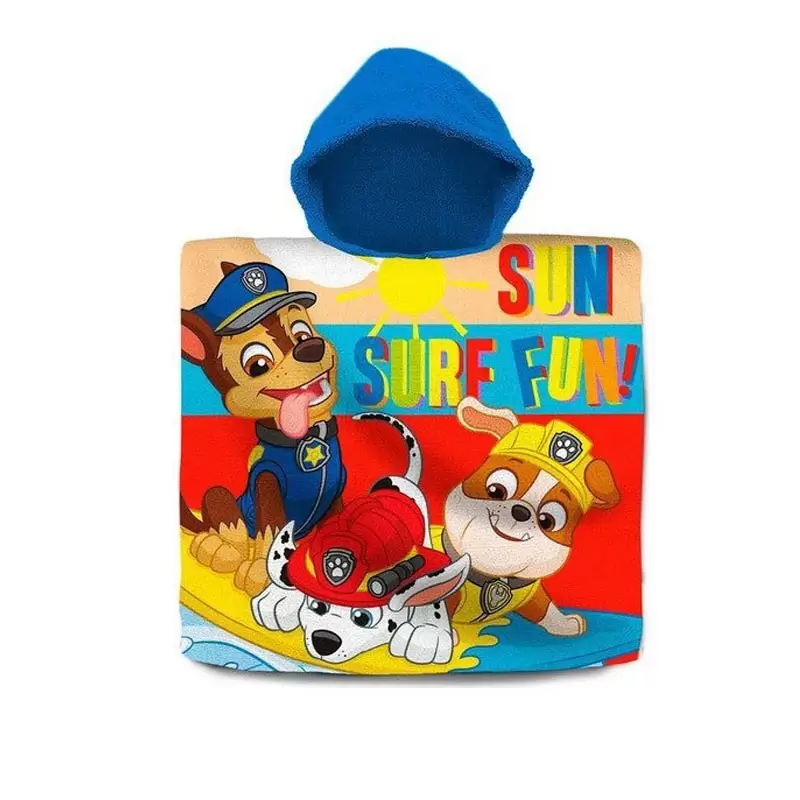 Poncho in cotone paw patrol PW19734