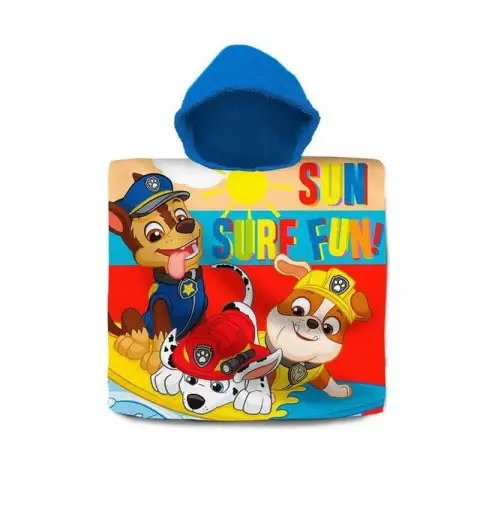 Poncho in cotone paw patrol PW19734