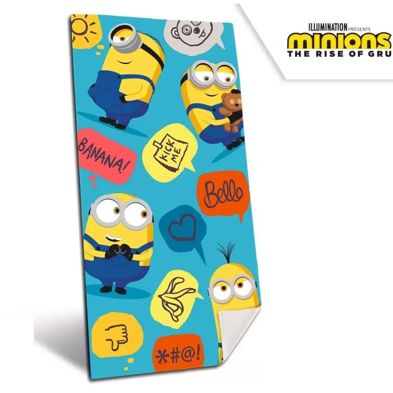Telo Mare in Spugna Minions MS10007 70 x 140 cm