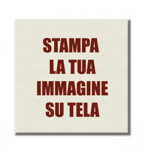 QUADRETTO DI TELA CANVAS PERSONALIZZABILE 30 X 40 CM