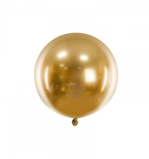 Palloncino Rotondo Lucido 60 cm Oro gold OLBOM-G-019