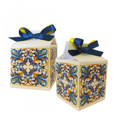 SCATOLINA MILK AMALFI MAIOLICHE - 1 PZ