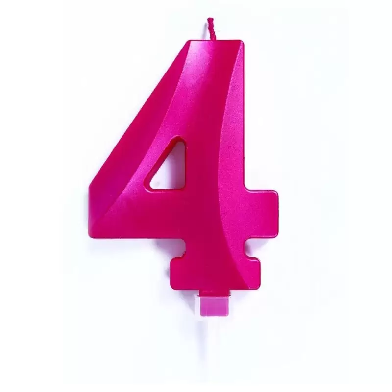 candelina 10 cm luxury fucsia chrome n.4 C874
