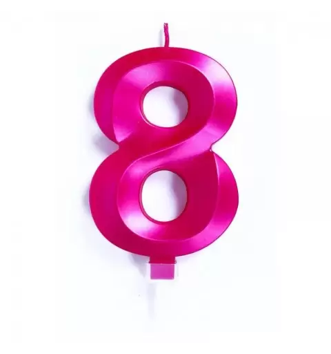candelina 10 cm luxury fucsia chrome n.8 C878