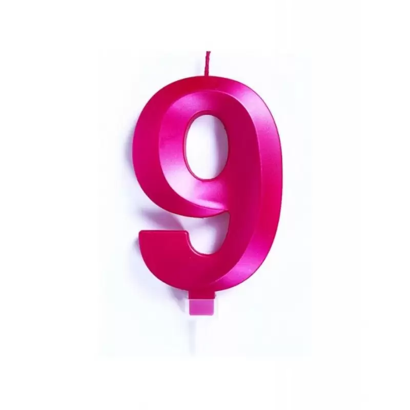 candelina 10 cm luxury fucsia chrome n.9 C879