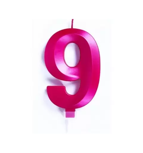 candelina 10 cm luxury fucsia chrome n.9 C879