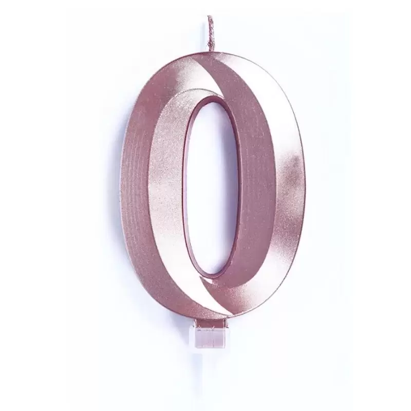 candelina 10 cm luxury rose gold chrome n.0 C840