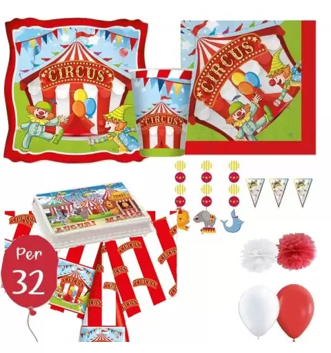 KIT N.63 CIRCUS PARTY - CON CIALDA RETTANGOLARE