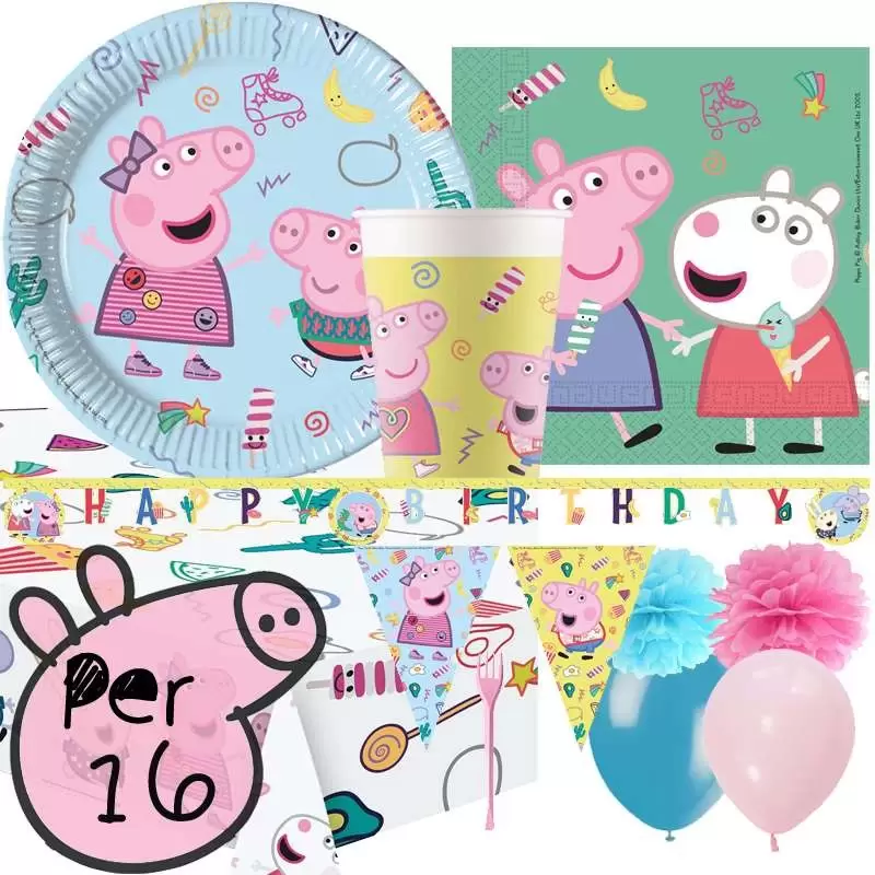 KIT N.54 PEPPA PIG - COORDINATO TAVOLA