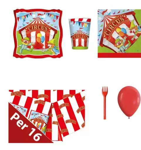 KIT N.6 CURCUS PARTY – ADDOBBI FESTA A TEMA CIRCO