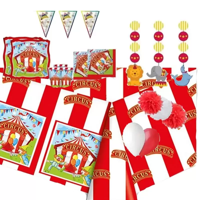 KIT N.57 CIRCUS PARTY - COORDINATO TAVOLA CIRCO