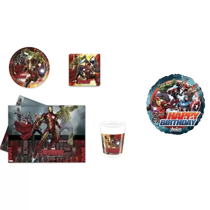 KIT N.10 74 PZ. - AVENGERS + PALLONCINO FOIL