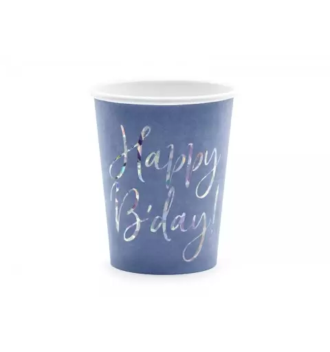 KIT N.2 HAPPY B'DAY BLU NAVY HOLOGRAPHIC