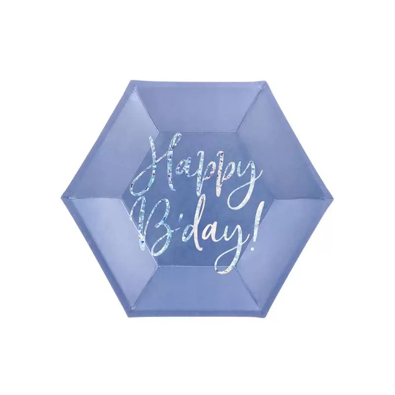 KIT N.2 HAPPY B'DAY BLU NAVY HOLOGRAPHIC