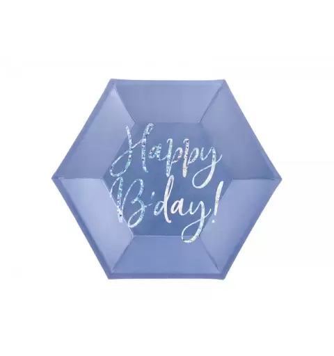 KIT N.2 HAPPY B'DAY BLU NAVY HOLOGRAPHIC