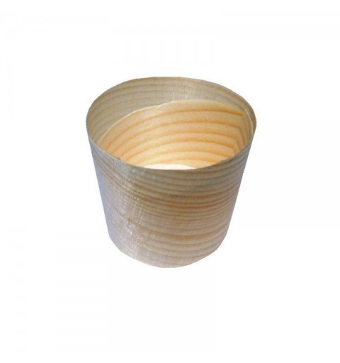 vaschetta in legno cilindrica ø cm.4,5x4,3h S0045 100 pz.