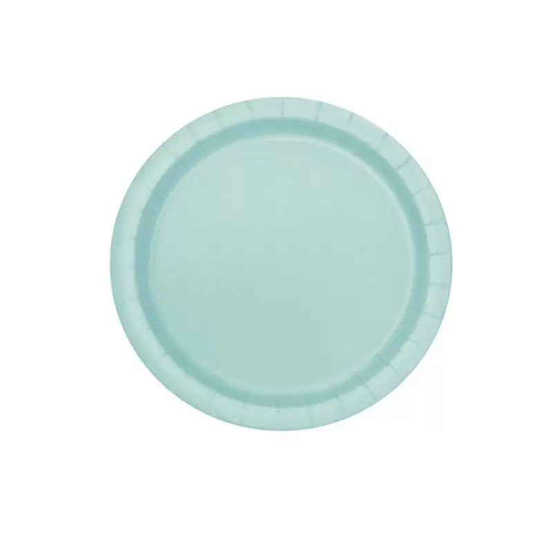 Piatto tondo verde menta fresh mint  21,9 cm 16 pz 99225