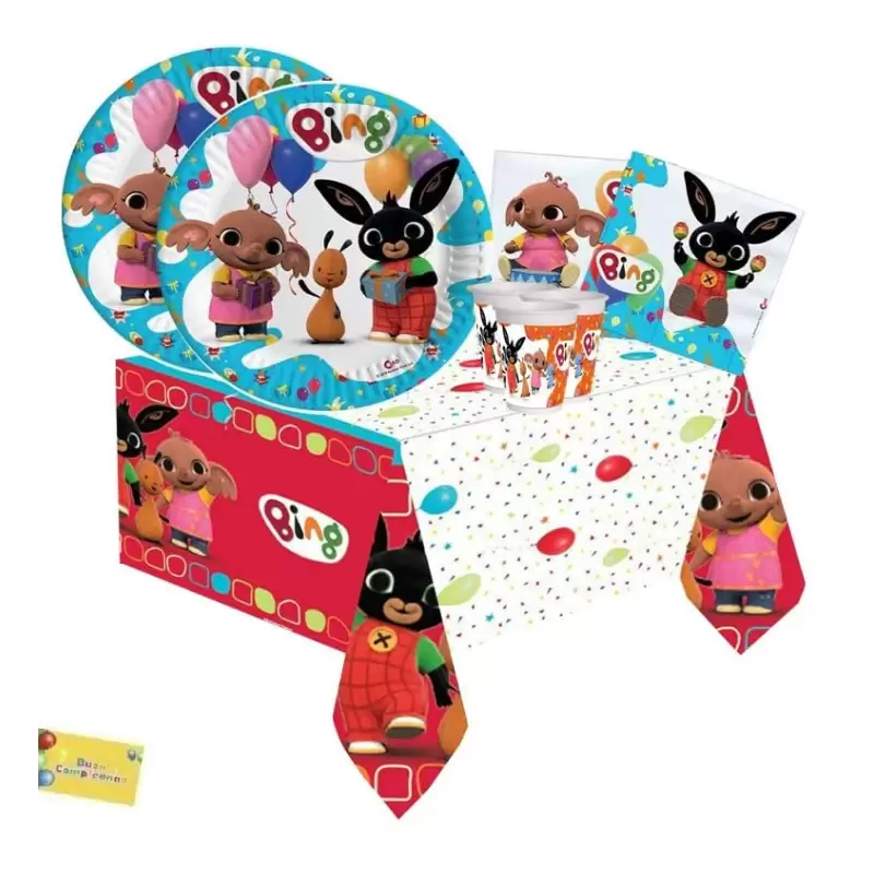 KIT N.16 BING NEW - ADDOBBI FESTA COMPLEANNO