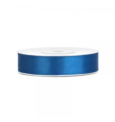 Nastrino in raso blu 1 cm x 25 mt TS12-001