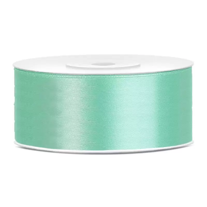 Nastro Doppio Raso menta 2,5 cm x 25 TS25-081J