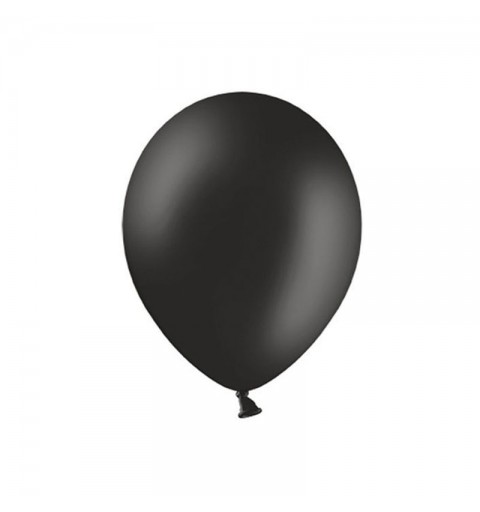 Palloncini pastello nero 27 cm 50 PZ SB12P-010-50