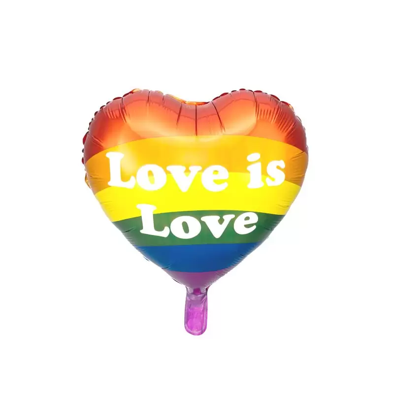 Palloncino foil cuore love is love 35 cm (14\'\') FB99