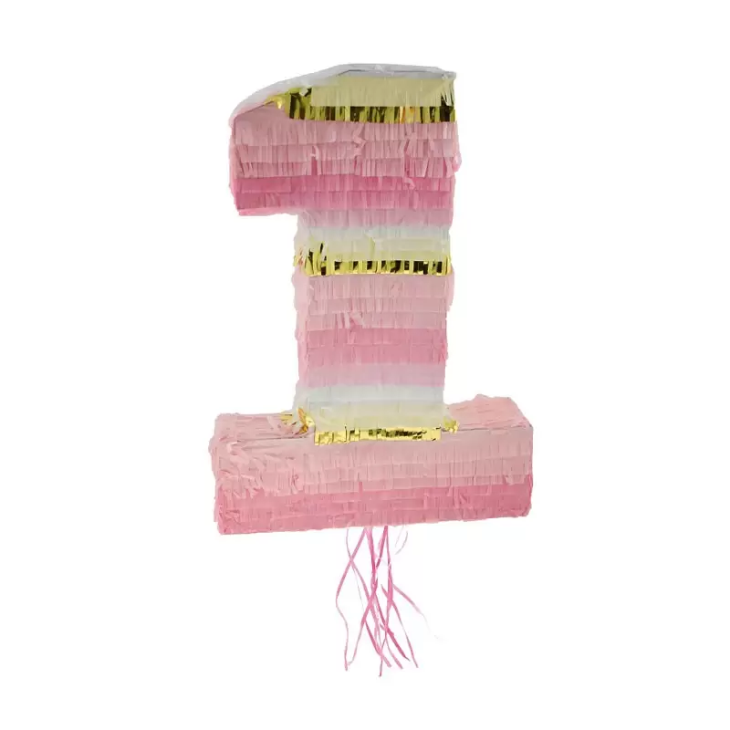 pignatta numero 1 rosa 50 x 35 x 7.5 cm WM-PJRO