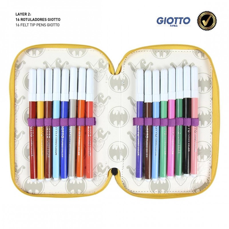 Astuccio Triplo Giotto Premium batman 12.5 x 19.5 x 6.5 cm 2100003065