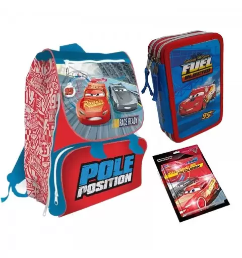 ZAINO ASTUCCIO E DIARIO CARS SAETTA MC QUEEN