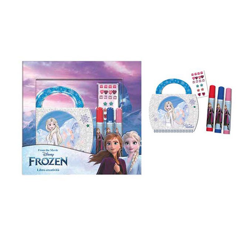 Set libro + pennarelli in scatola Frozen 16 x 3 x 22 cm FR0756