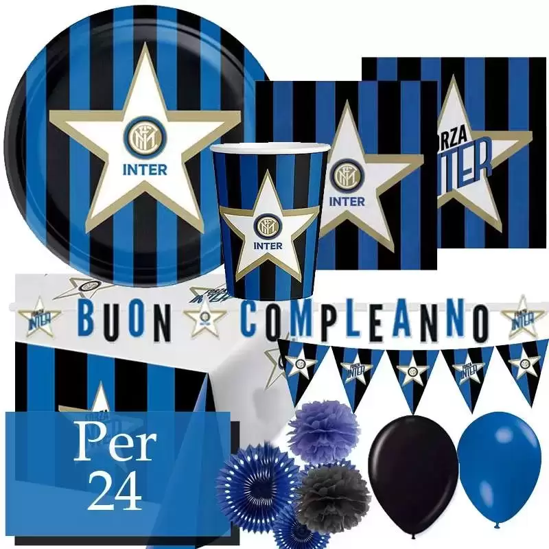 KIT N.62 INTER NEW - ADDOBBI TAVOLA