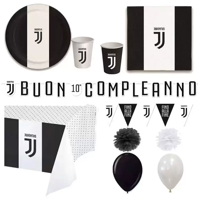 KIT N.54 JUVENTUS – ARTICOLI PER FESTA A TEMA JUVE