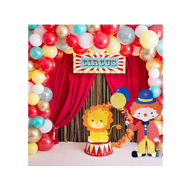 Sagoma 50 cm legno + vinile clown pagliaccio 1700