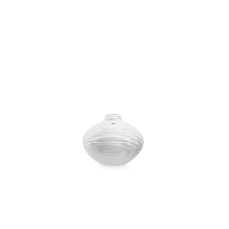 vaso Mikol 25 x 20 h cm bianco opaco CR33/25-B