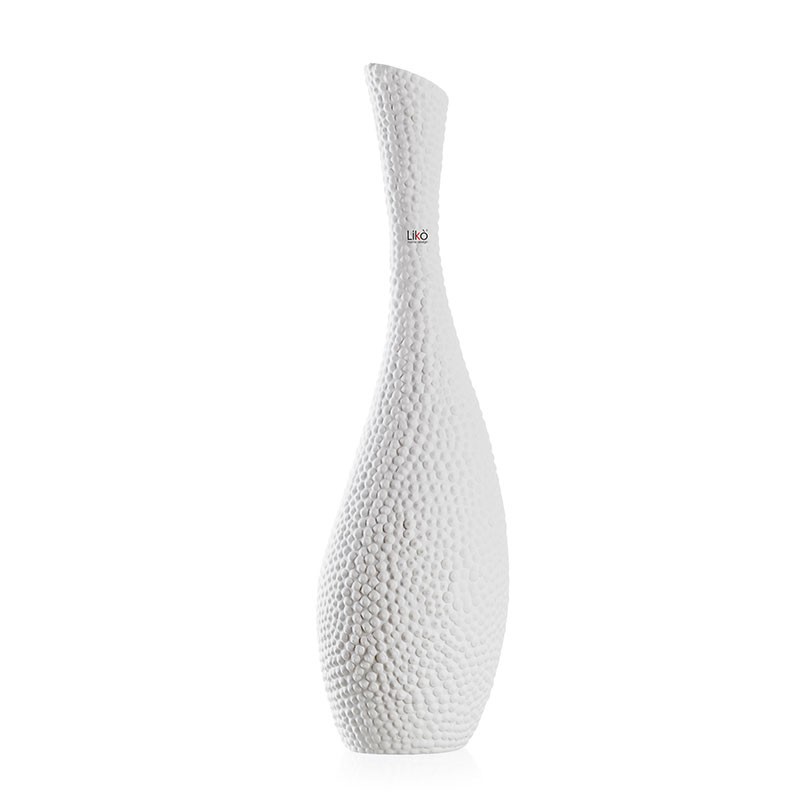 vaso tecla h 60 x 20 bianco CR26/60B